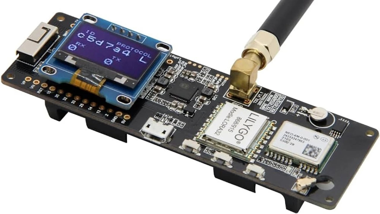 ESP32 LoRa GPS Tracker voor TTN Mapper